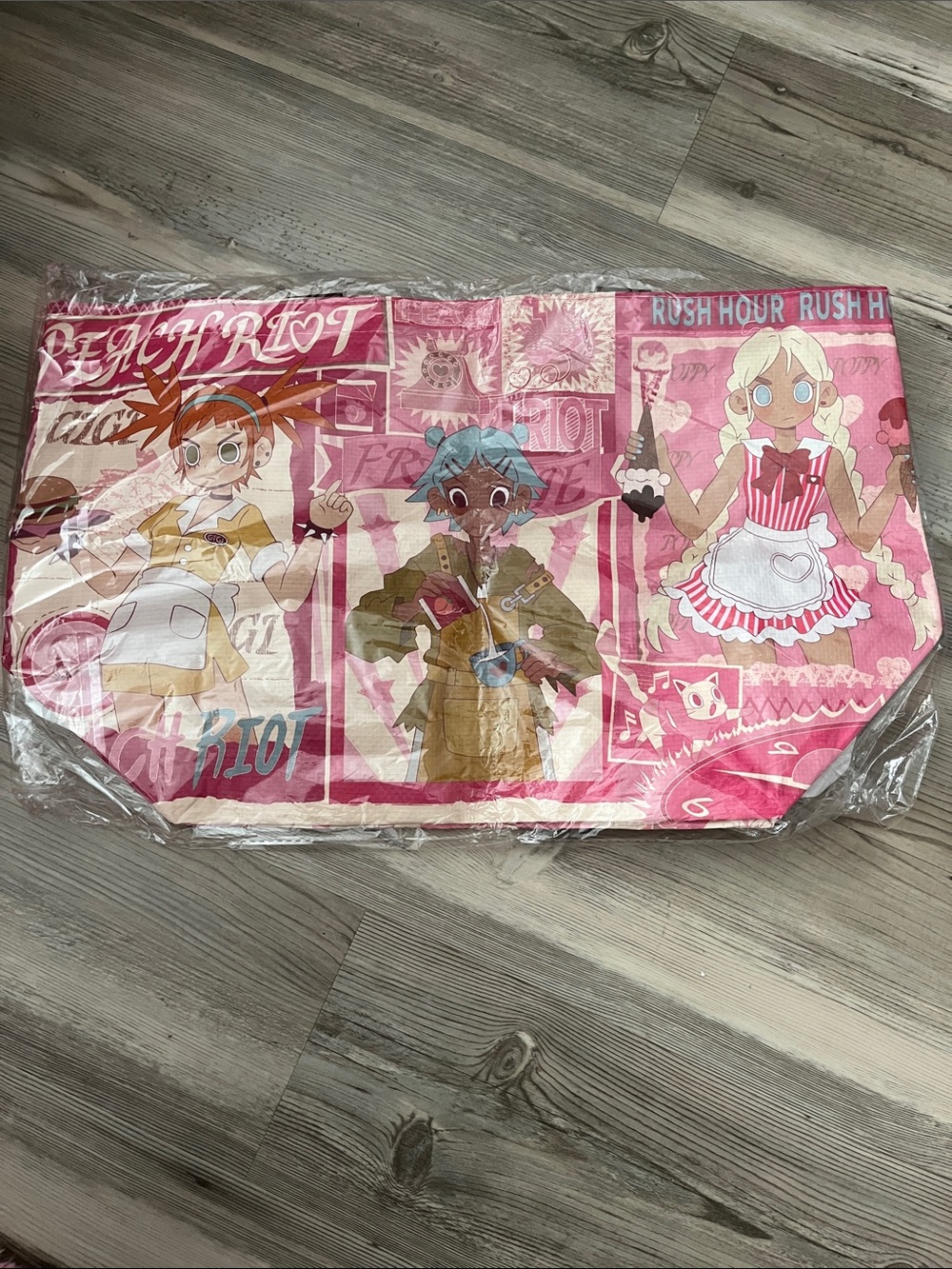 Peach Riot totebag new
